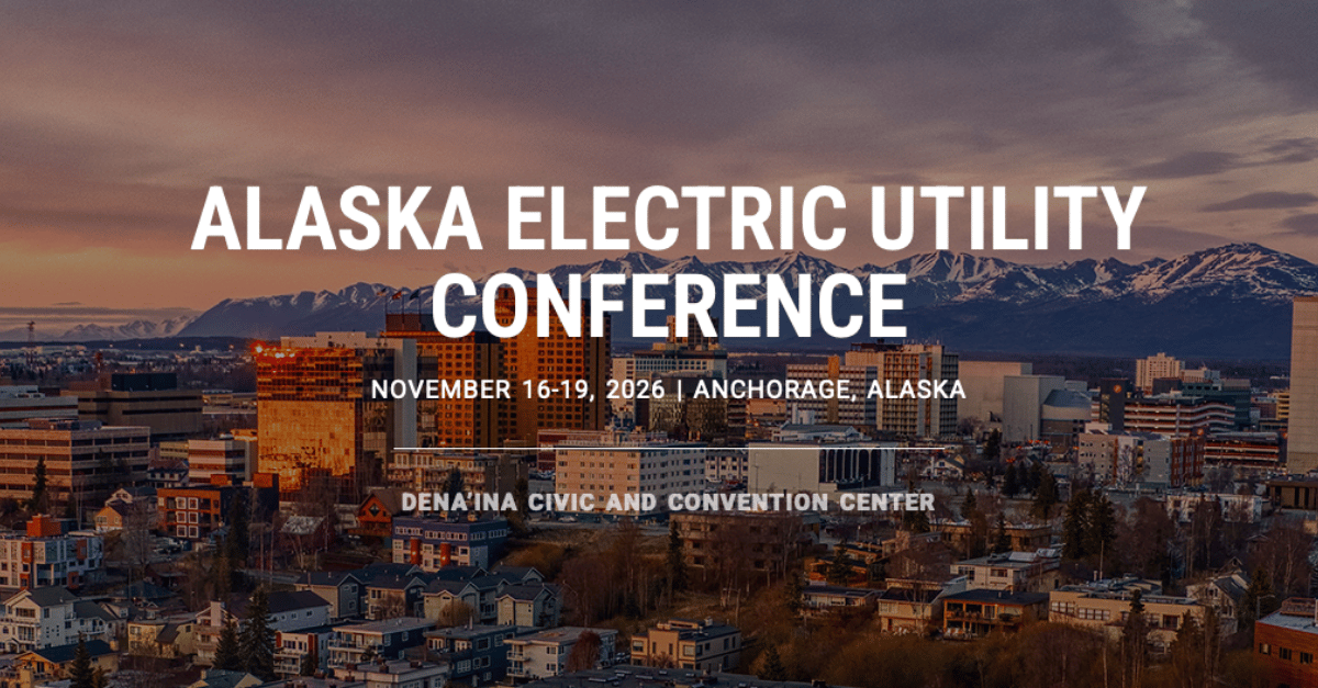 Alaska Electric Utility Conference (AEUC) November 16–19, 2026 | Anchorage, Alaska